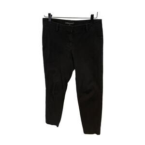 Theory black cotton pants size 2